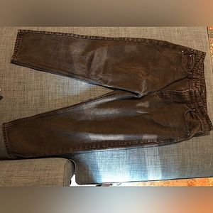 Lost Ink Faded Black Ankle Jean